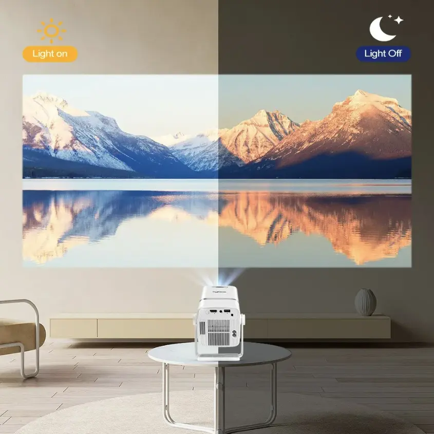 AuraCast 4K Ultra HD Smart Projector Aura Things